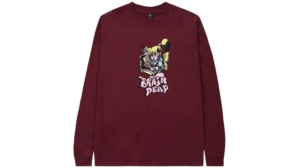 Brain Dead Bubblegum Shorty Long Sleeve T-Shirt