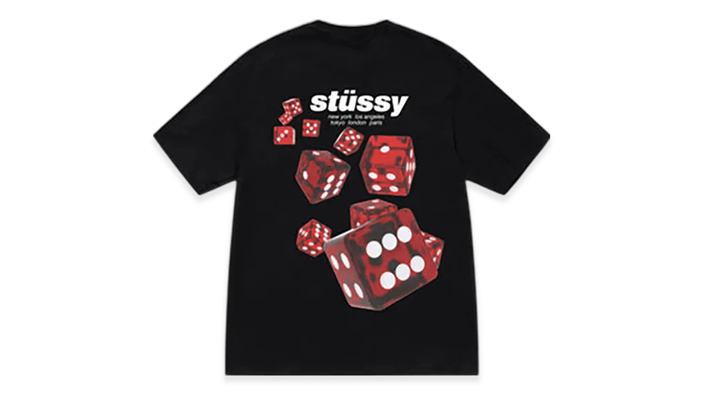 Stussy Rollers Black Tee